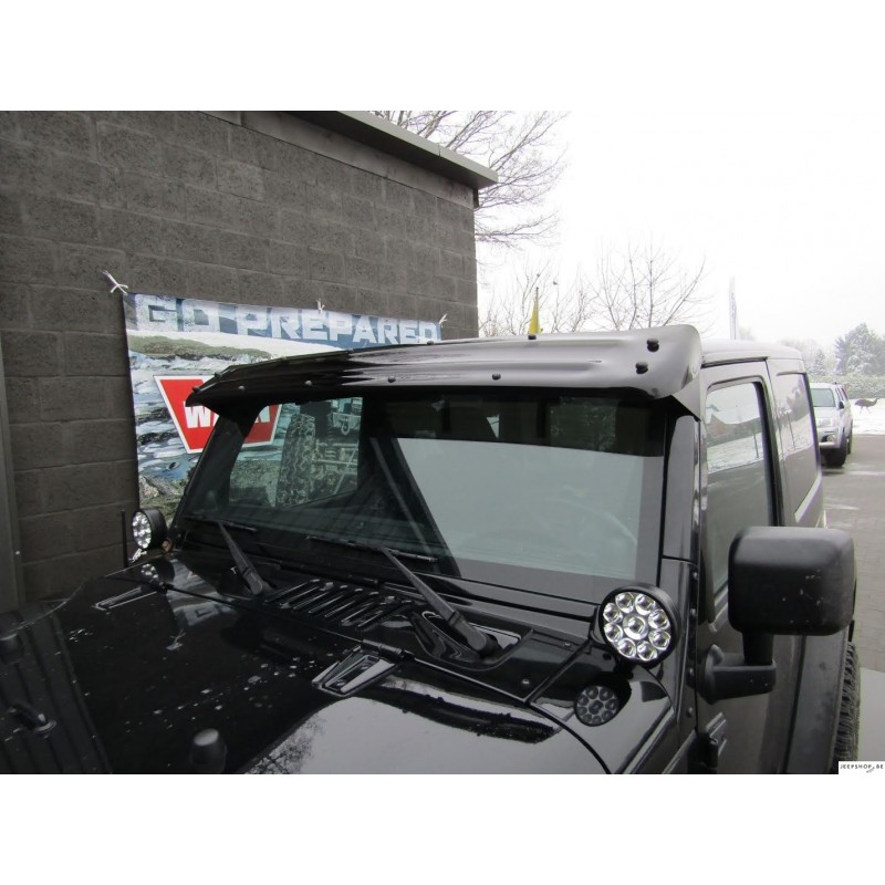 Top Tesin Rideau de voiture Vitre avant Vitre arrière Pare-brise Pare-soleil  Housse d'isolation pour Jeep Wrangler Jk 2007-2017 2/4 Portes Accessoires