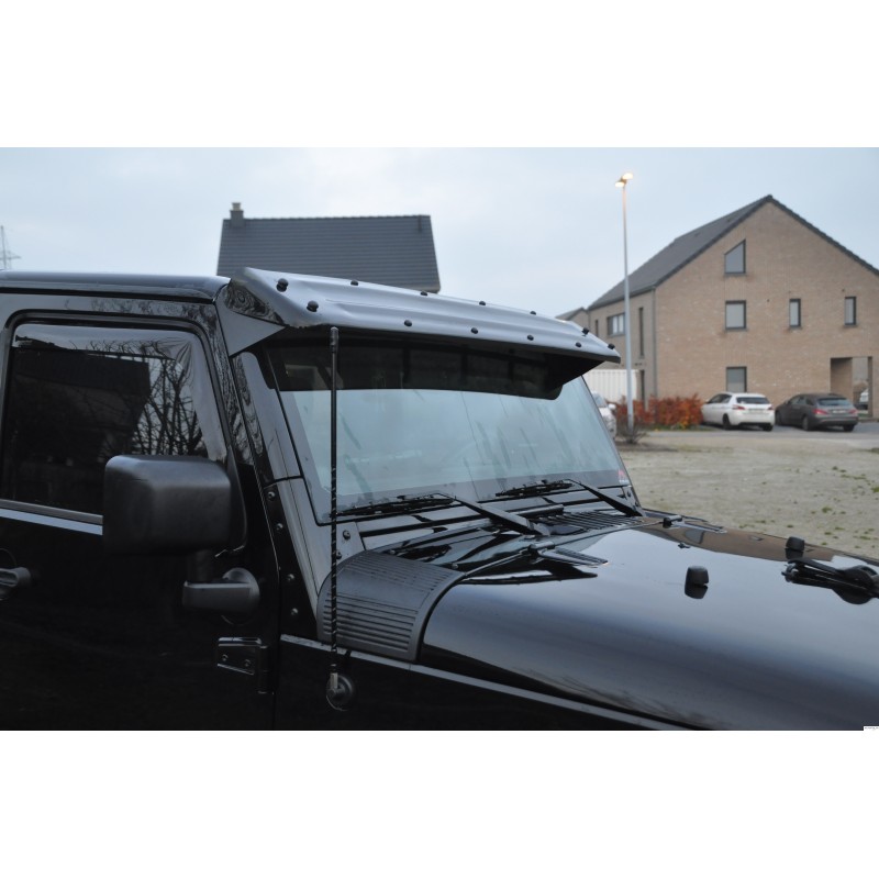 Déflecteur de vitre latérale pour Jeep Wrangler JL 2018-2023, pare-soleil  et pare-pluie pour