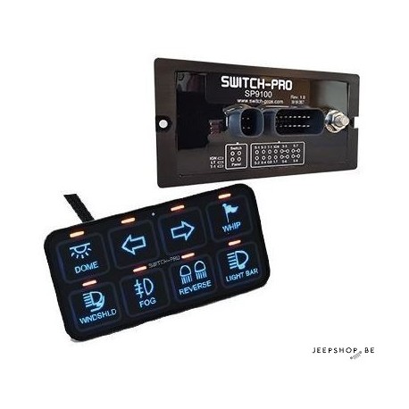 Switch-Pros SP8100 Bedieningspaneel voor Electronica
