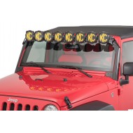 Barre LED KC HiLites Gravity Pro6 LED pour Jeep JK 2007-2018