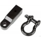Receiver hitch d-ring shackle