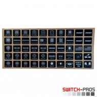 RIGID LEGENDS FOR SWITCH-PROS SYSTEM