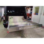 Aluminum sliding tray for JT