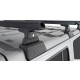 Barres de toit (3pcs) Attaches Rapides Rhinorack HeavyDuty backbone pour Jeep JL Unlimited 2019+
