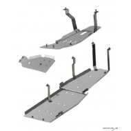 Kit skidplates (3stuks) voor Jeep Gladiator 3.0 Diesel
