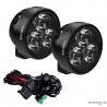 Pair of Vision X Cannon LED-lights 90mm with harness