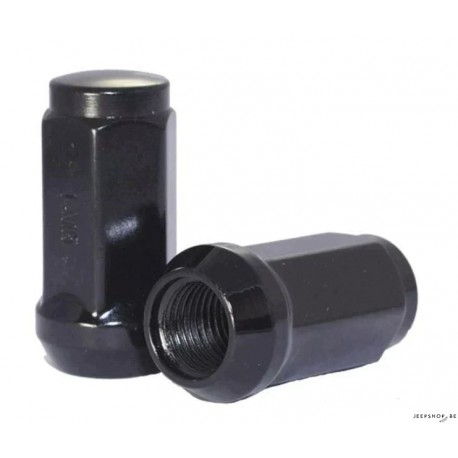 Ecrous 1/2"-20 Bawarrion chromé noir pour JK