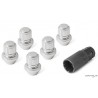 Chrome Anti-diefstal bouten (5 stuks) voor wielen Jeep JL/JT