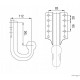Adapter for lowering 90mm