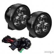 Paire de LED Vision X Cannon Rond 90mm avec harnais