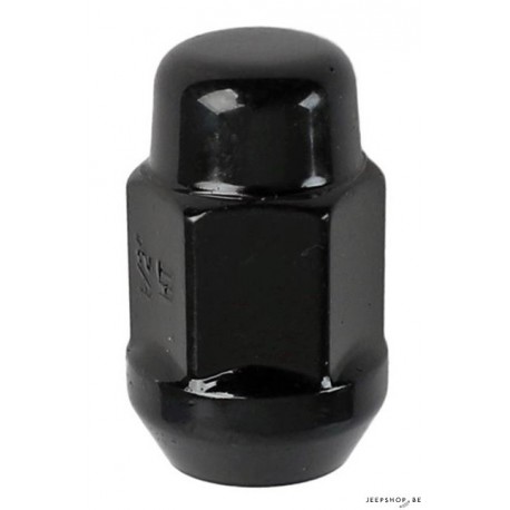 Black Lug nut 1/2"-20 for 2007-2018 Jeep Wrangler JK