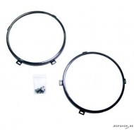 Black JK Headlight Retainer Rings (2pcs)