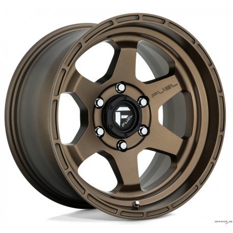Promo 5 Jantes Fuel Shok 17x9 ET-12 pour JK/JL/JT