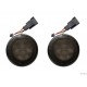 Black E-Mark Led Front Turn Signals for Jeep JK ( 2 pcs )