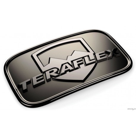 JK: TeraFlex Logo License Plate Delete Badge