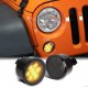 Black E-Mark Led Front Turn Signals for Jeep JK ( 2 pcs )