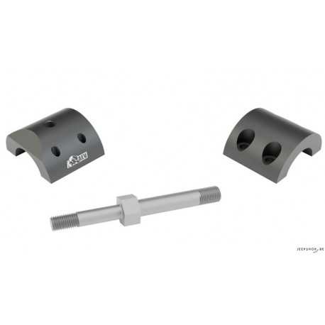 AEV Steering Damper Relocation for Jeep JL and JT