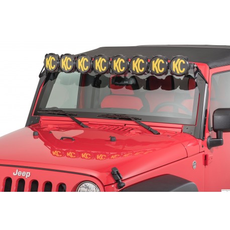 Barre LED KC HiLites Gravity Titan LED pour Jeep JK 2007-2018