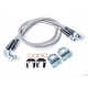 Stainless Steel Braided Brake Line Kit – Rear for Jeep JK