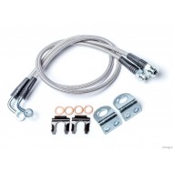 Kit de conduites de frein tressées en acier inoxydable de 30 pouces – Arrière pour Jeep JK