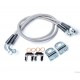 26” Stainless Steel Braided Brake Line Kit – Front for Jeep JK