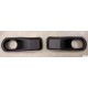 Kit de remplacement des plastiques latéraux pour parechoc avant OFD sans capteurs de stationnement (2pcs)