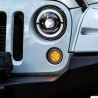 Clignotants Avant Led E-Mark Transparents pour Jeep JK ( 2pcs )