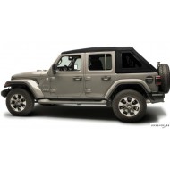 Bestop eTop Fastback Noir pour Jeep JL 4 portes