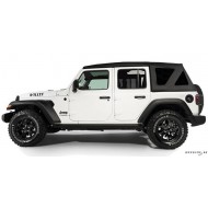 Bestop eTop Squareback Noir pour Jeep JL 4 portes